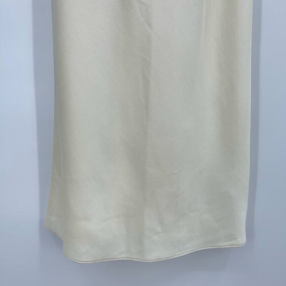 Significant Other | Danika Off Shoulder Dress in Cream Satin Maxi M US 6 - Picture 9 of 15